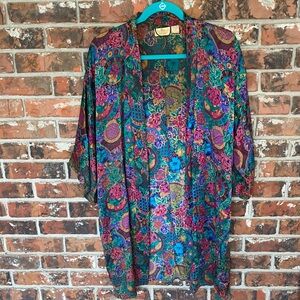 Vintage silk robe